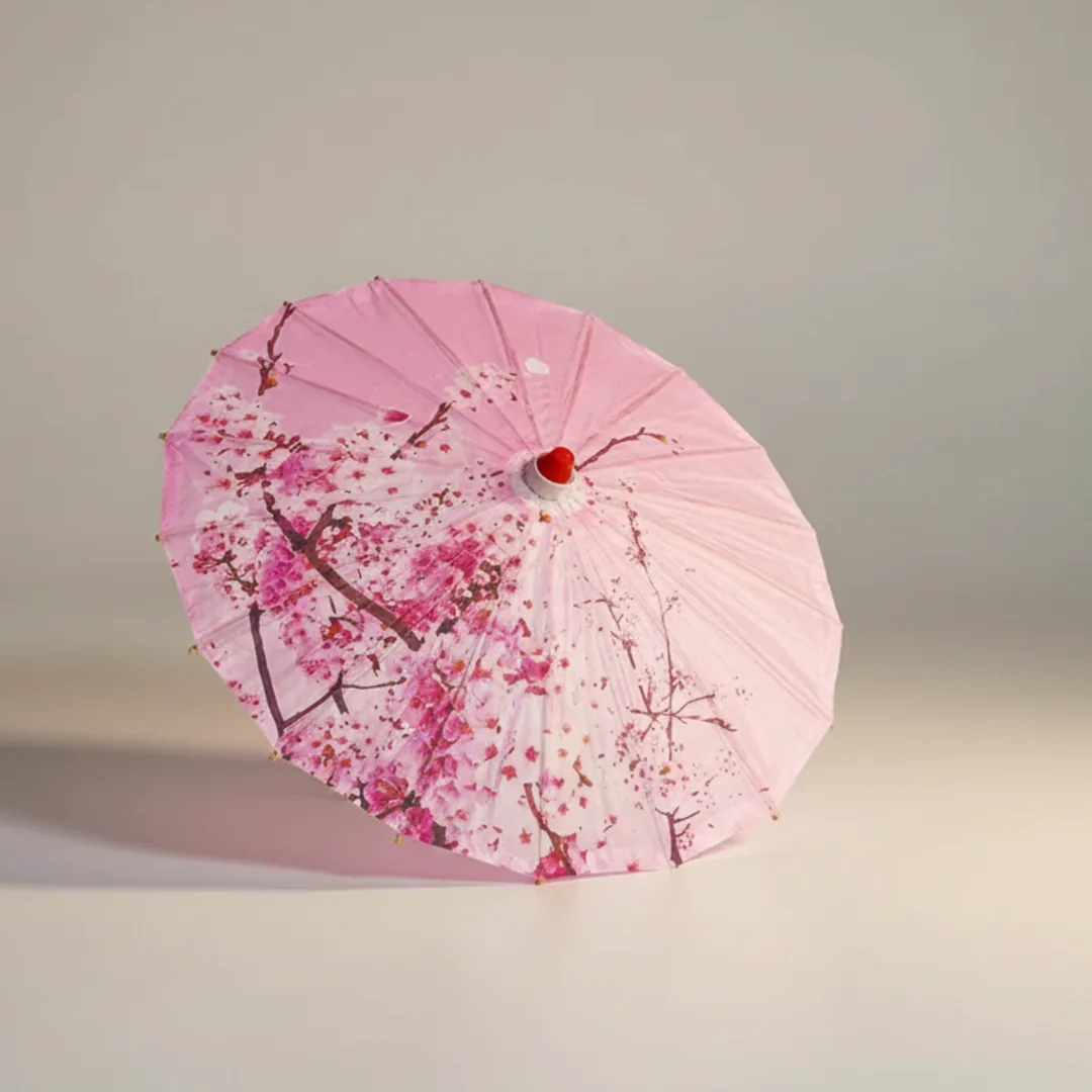 Ombrelle papier de riz sakura